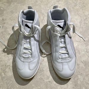 Puma Motorcycle White Sport Shoes - Size 6